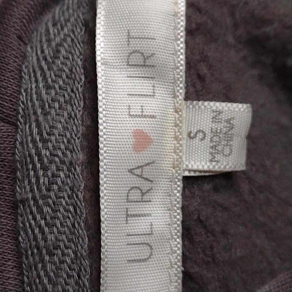 NWT Ultra Flirt Women's Gray/Trend Fleece London Hoodie Size S - Picture 12 of 12